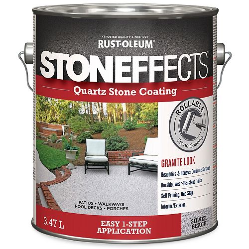 Quartz Stone Coating Silver Beach 3.47L