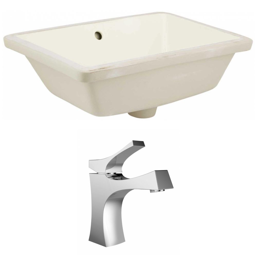 American Imaginations 18 25 Inch W Rectangle Undermount Sink Set In   P 1001115390 