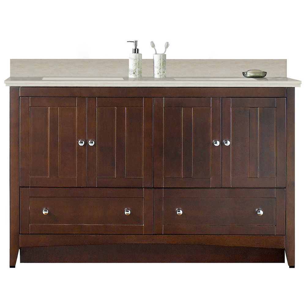 American Imaginations 59 Inch W Vanity Set The Home Depot Canada