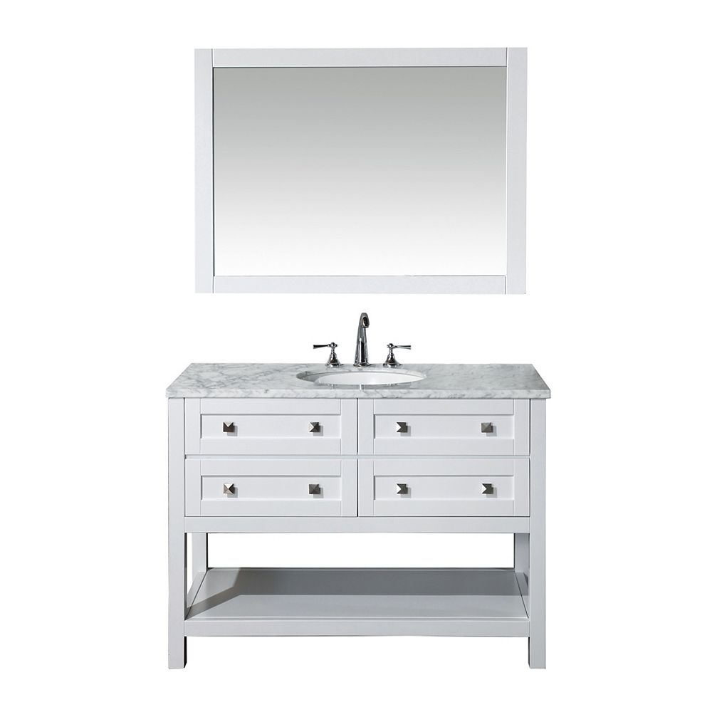 Stufurhome Marla 48 inch Single Sink Bathroom Vanity with