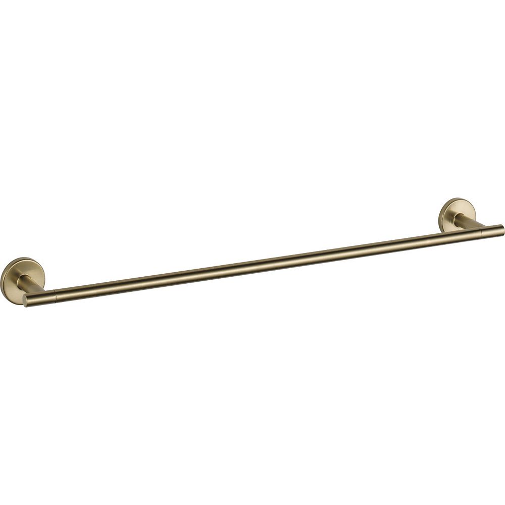 Delta Trinsic 24 inch Towel Bar, Champagne Bronze The Home Depot Canada