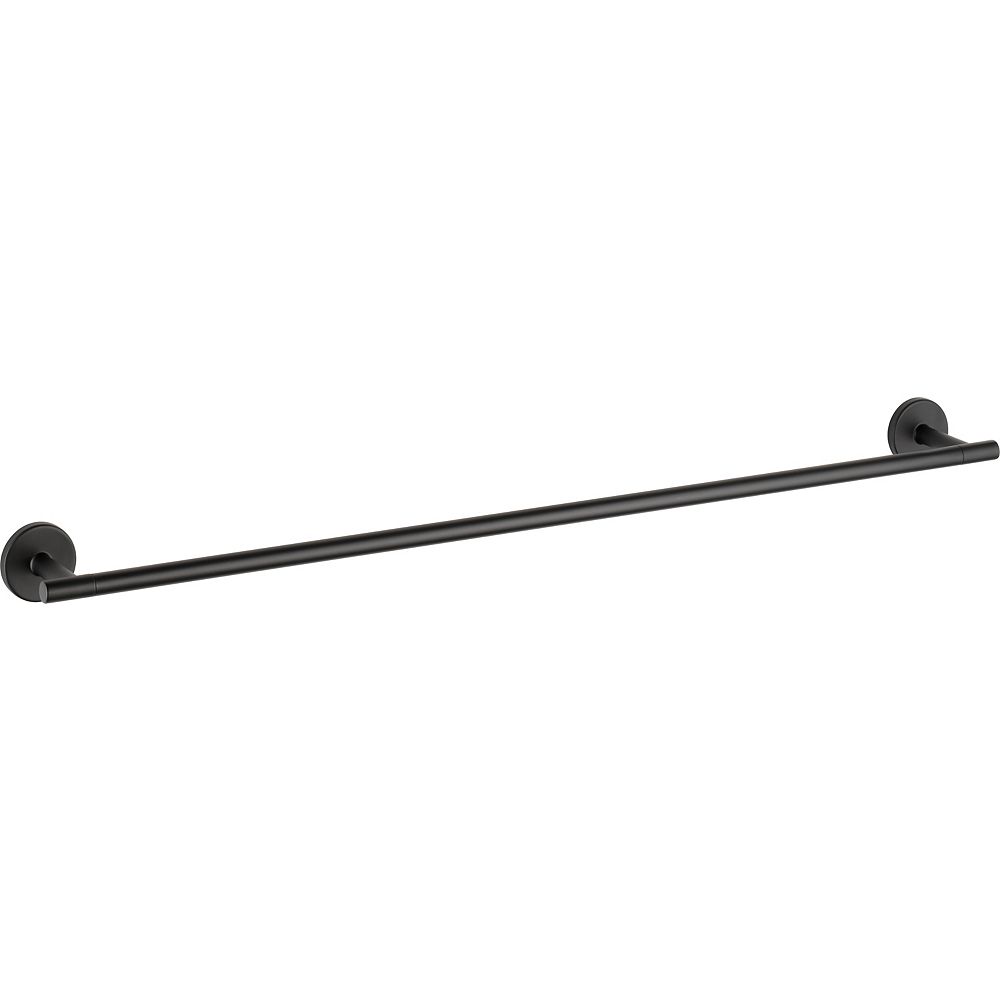 Delta Trinsic 30 inch Towel Bar in Matte Black The Home Depot Canada
