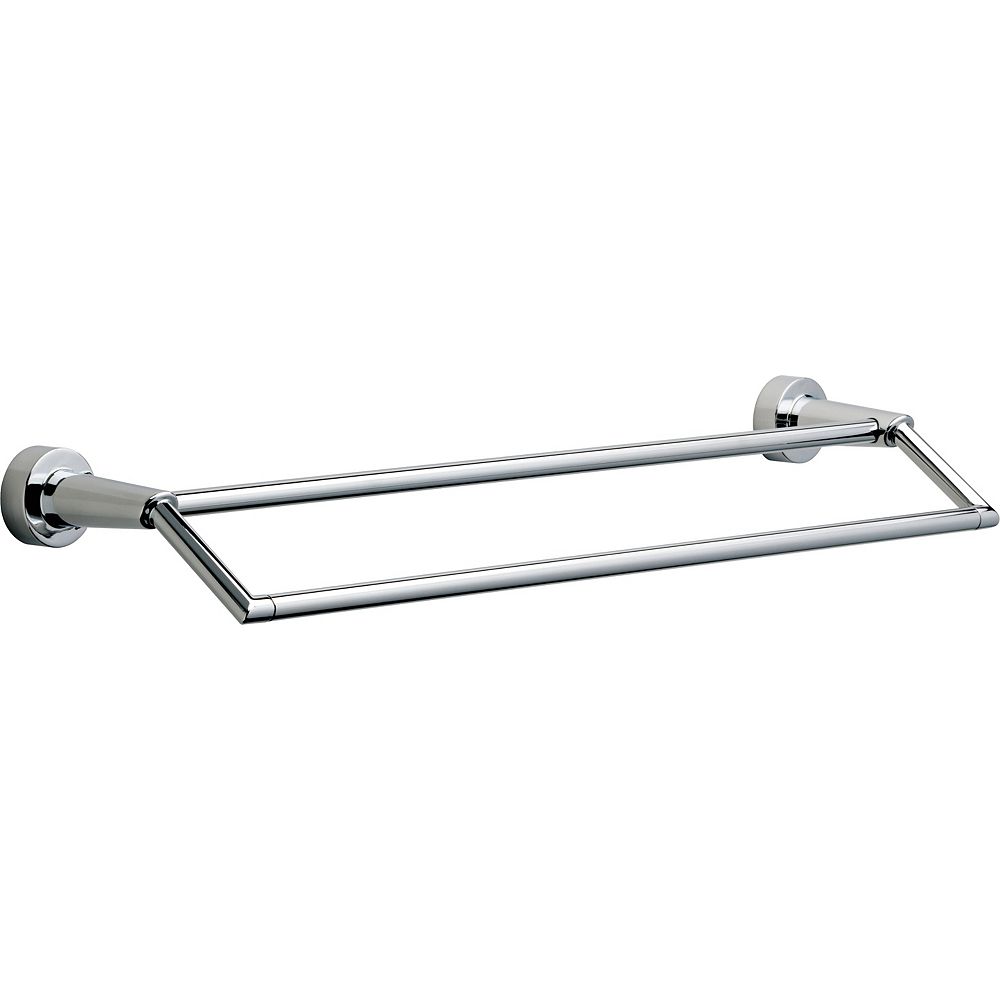 Delta Compel 24 inch Double Towel Bar, Chrome The Home Depot Canada