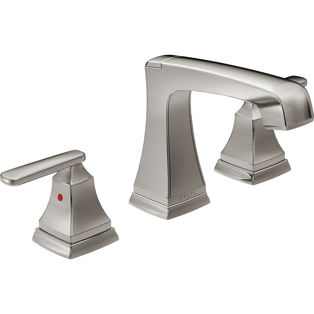 Delta Ashlyn Two Handle Widespread Lavatory Faucet Stainless Steel The Home Depot Canada