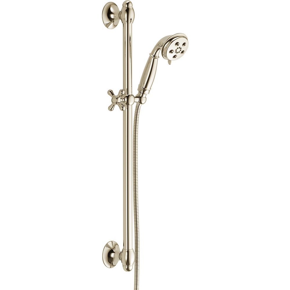 Delta Cassidy Slide Bar Hand Shower, Polished Nickel The Home Depot Canada