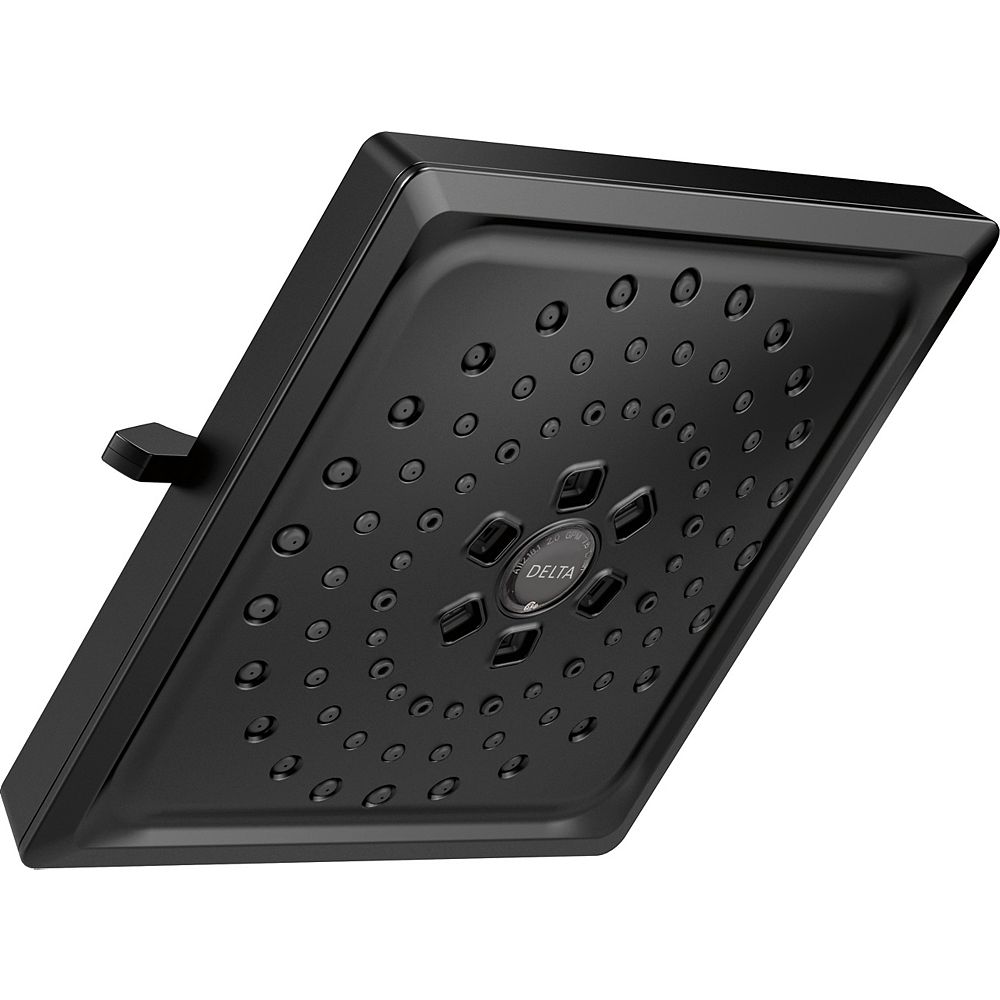 Delta 3 Setting Square Raincan, Matte Black The Home Depot Canada