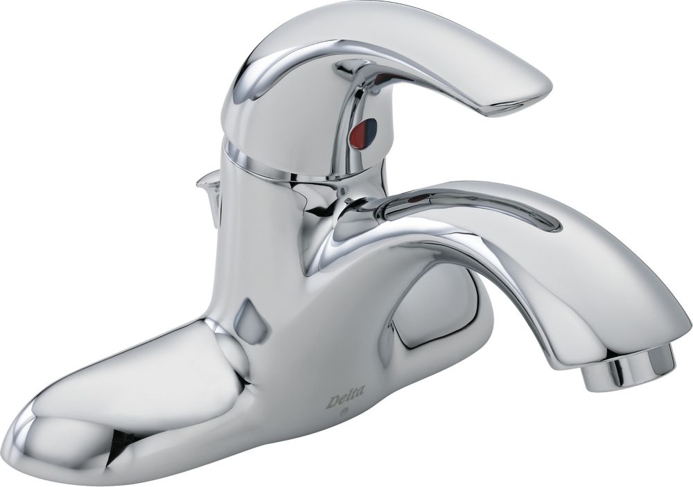 Delta Single Handle Lavatory Faucet Chrome The Home Depot Canada   P 1001119289 