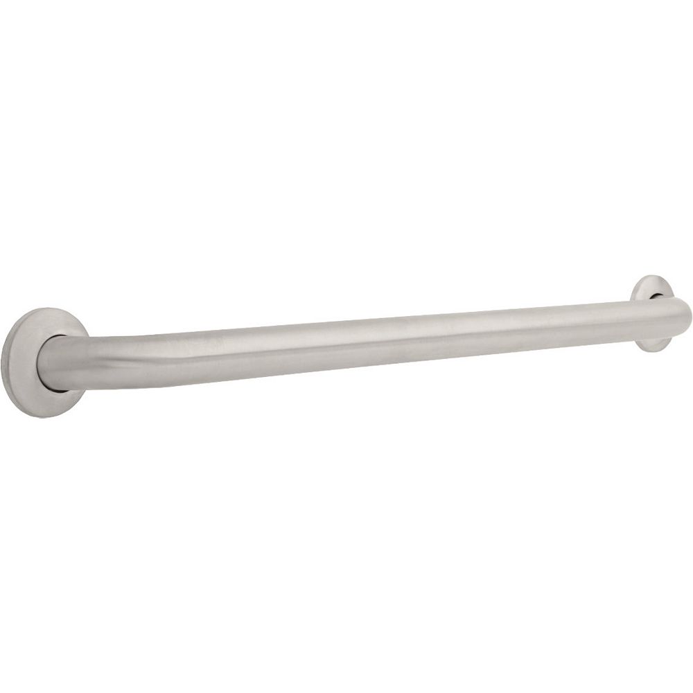 Delta 11/2 inch x 30 inch Grab Bar, Stainless Steel The Home Depot