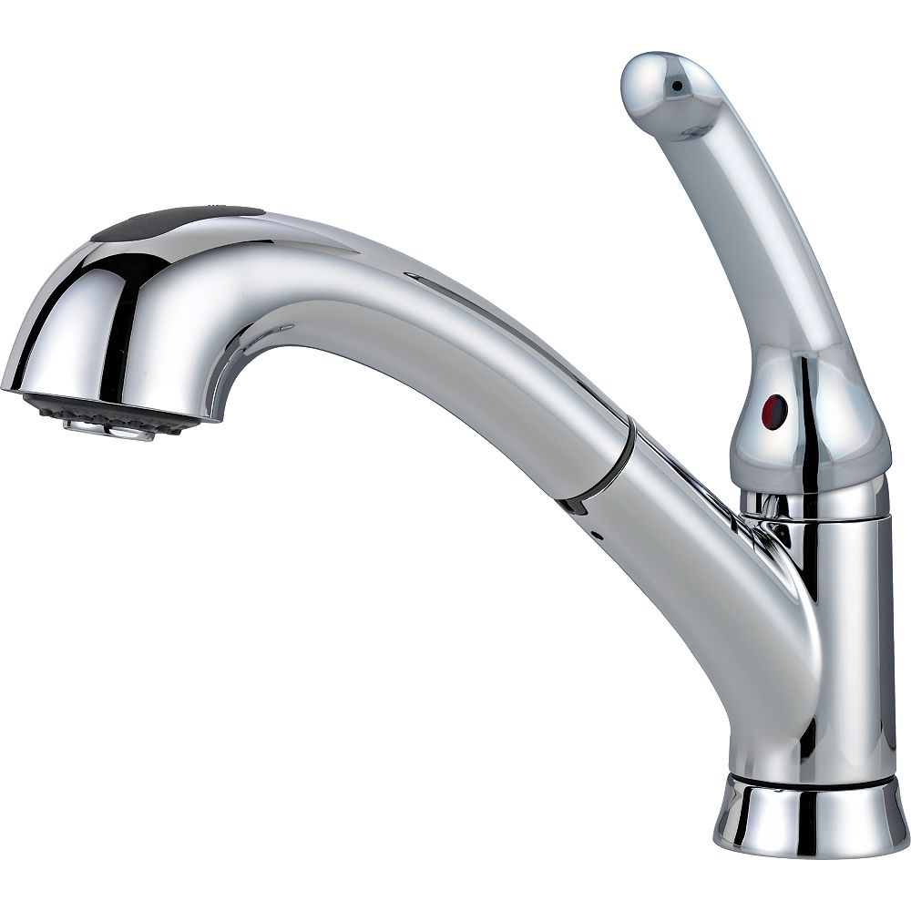Delta Single Handle Kitchen Pull Out Chrome The Home Depot Canada