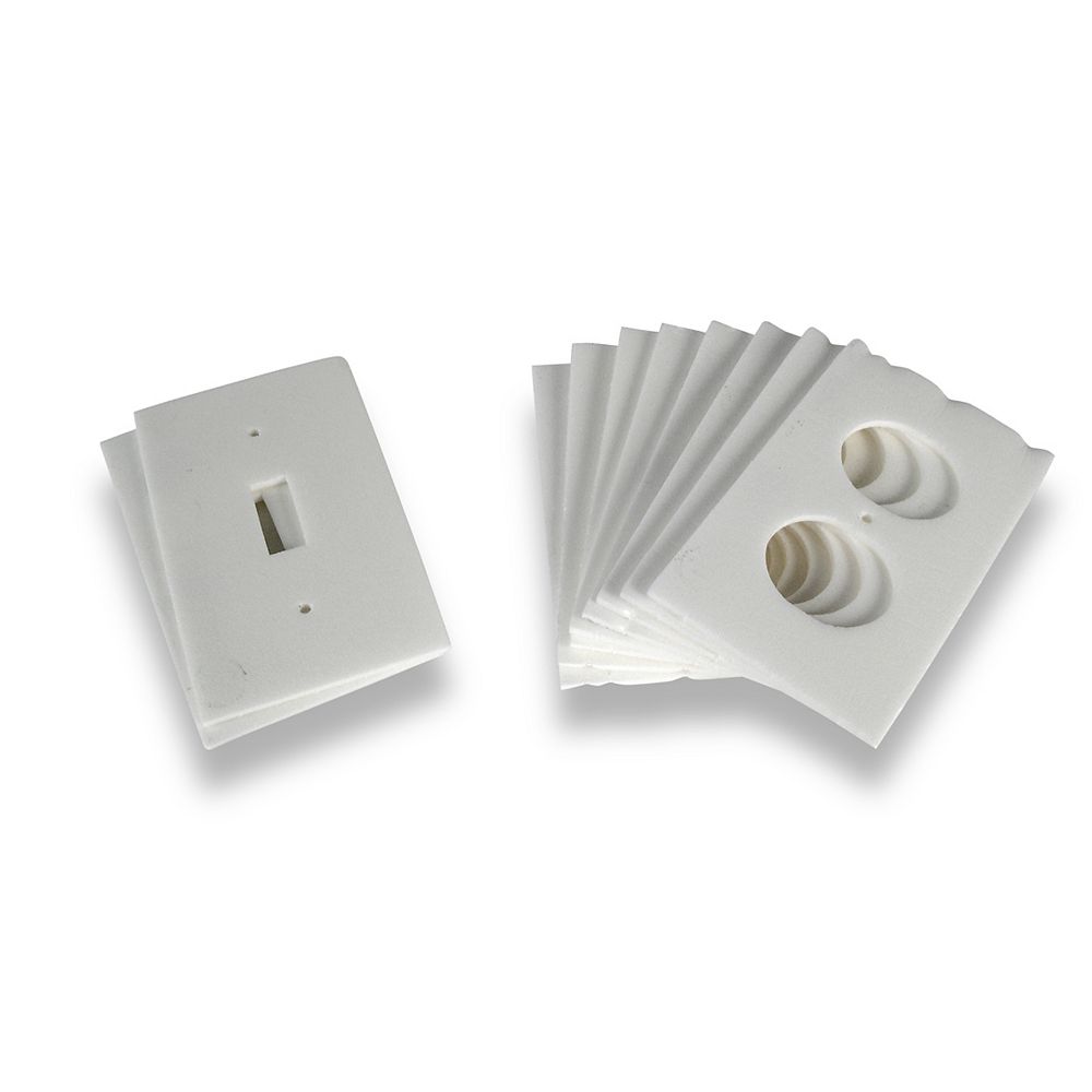 MD Building Products Insulated Outlet Plate Sealers The Home Depot