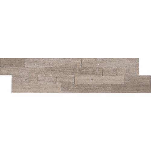 MSI Stone ULC Gray Oak Split-Face Ledger Panel 6-inch x 24-inch Marble Wall Tile (60 sq.ft./ pallet)