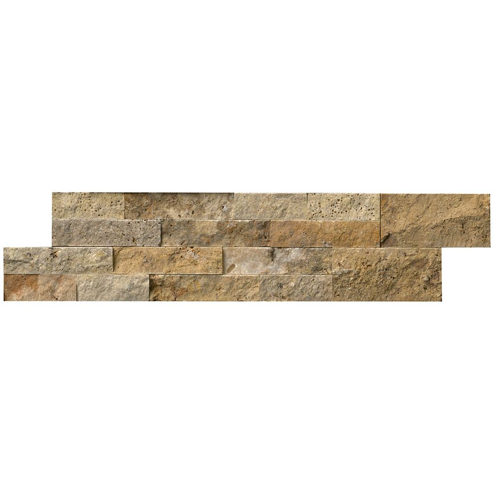 MSI Stone ULC Tuscany Scabas Ledger Panel 6inch x 24inch Natural