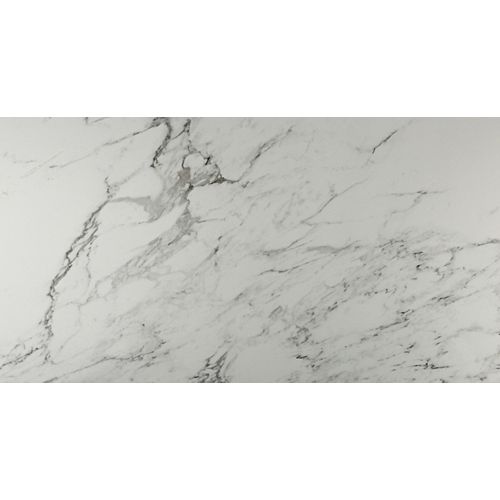 Carrara 12-inch x 24-inch Glazed Porcelain Floor and Wall Tile (16 sq. ft. / case)