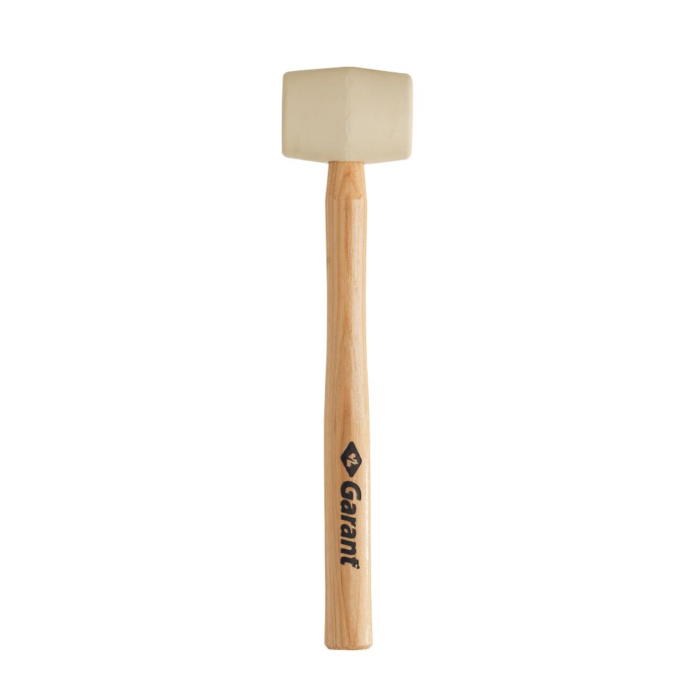 Rubber mallet white 14 oz 14 inch