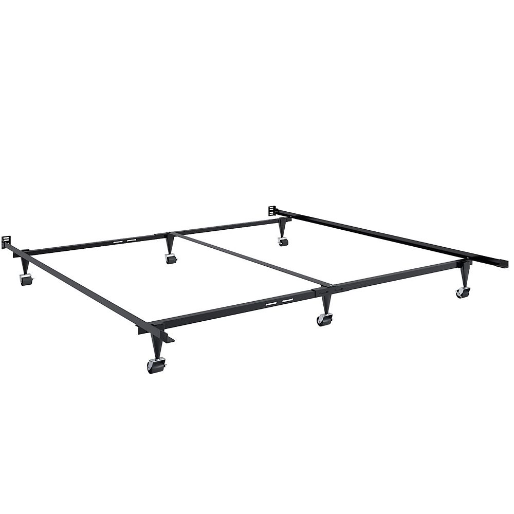 Corliving Adjustable Queen Or King Metal Bed Frame The Home Depot Canada King Metal Bed Frame, Adjustable Bed Base King