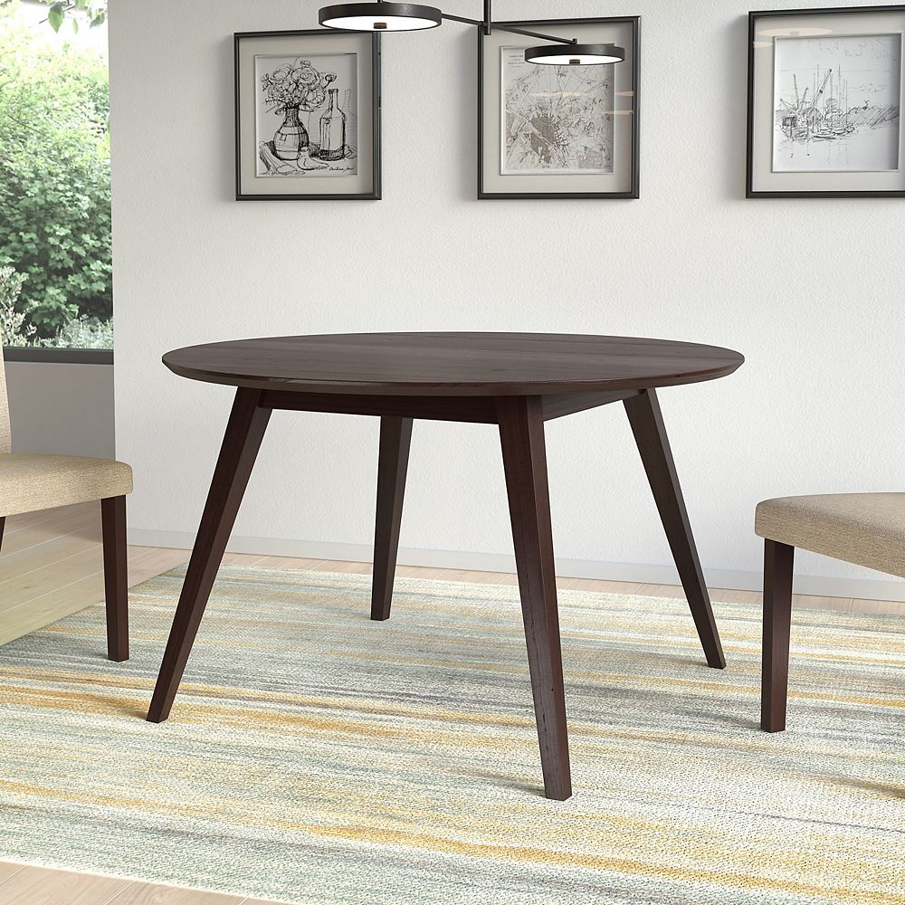Corliving Atwood Round Dining Table In, Round Dining Table