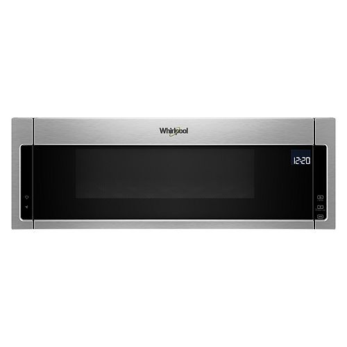 1.1 cu. ft. Low Profile Over the Range Microwave in Fingerprint Resistant Stainless Steel