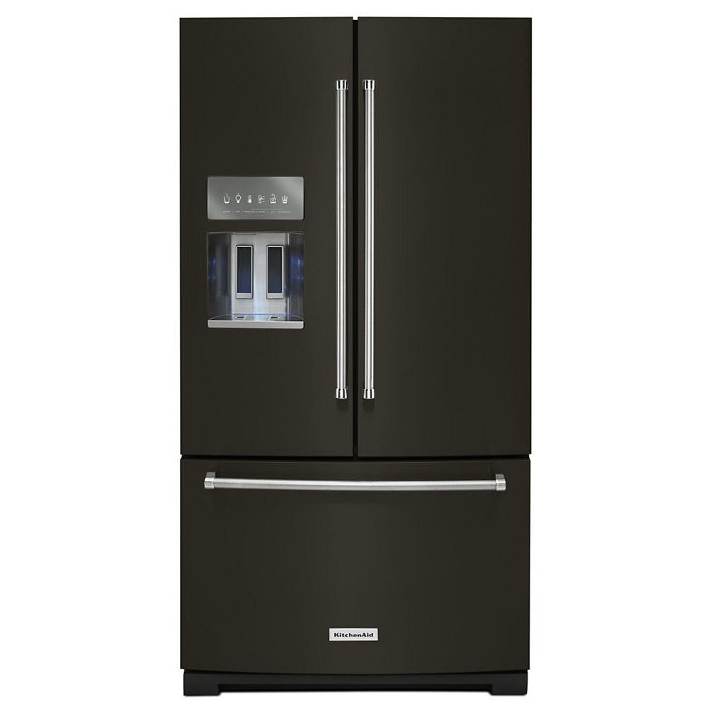 KitchenAid 36-inch W 27 cu. ft. French Door Refrigerator in PrintShield ...