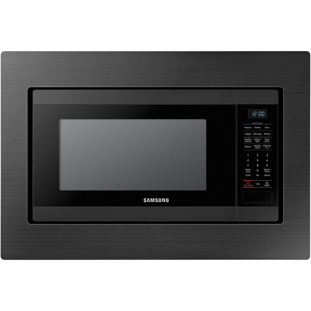 Samsung 29 8 Inch Trim Kit Countertop Microwave In Black Stainless Steel The Home Depot Canada Samsung 29 8 Inch Trim Kit Countertop