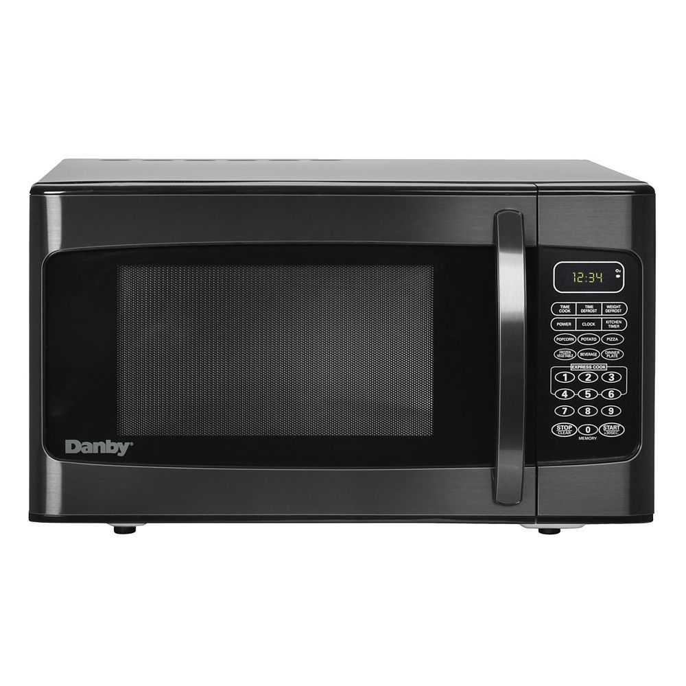 Danby 1.1 cu. ft. Countertop Microwave in Black Stainless | The Home