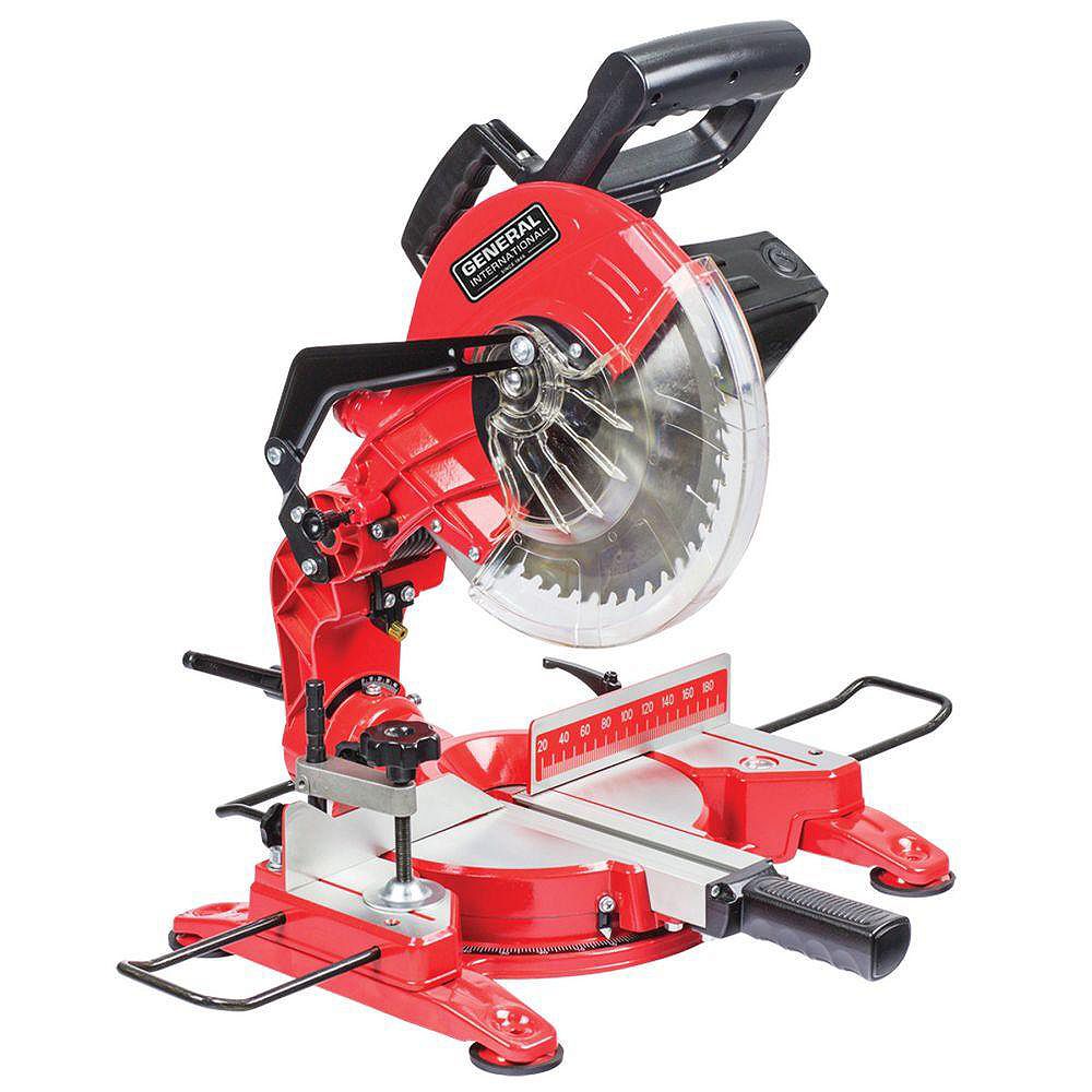 General International 10 inch 15A Compound Miter Saw With Laser