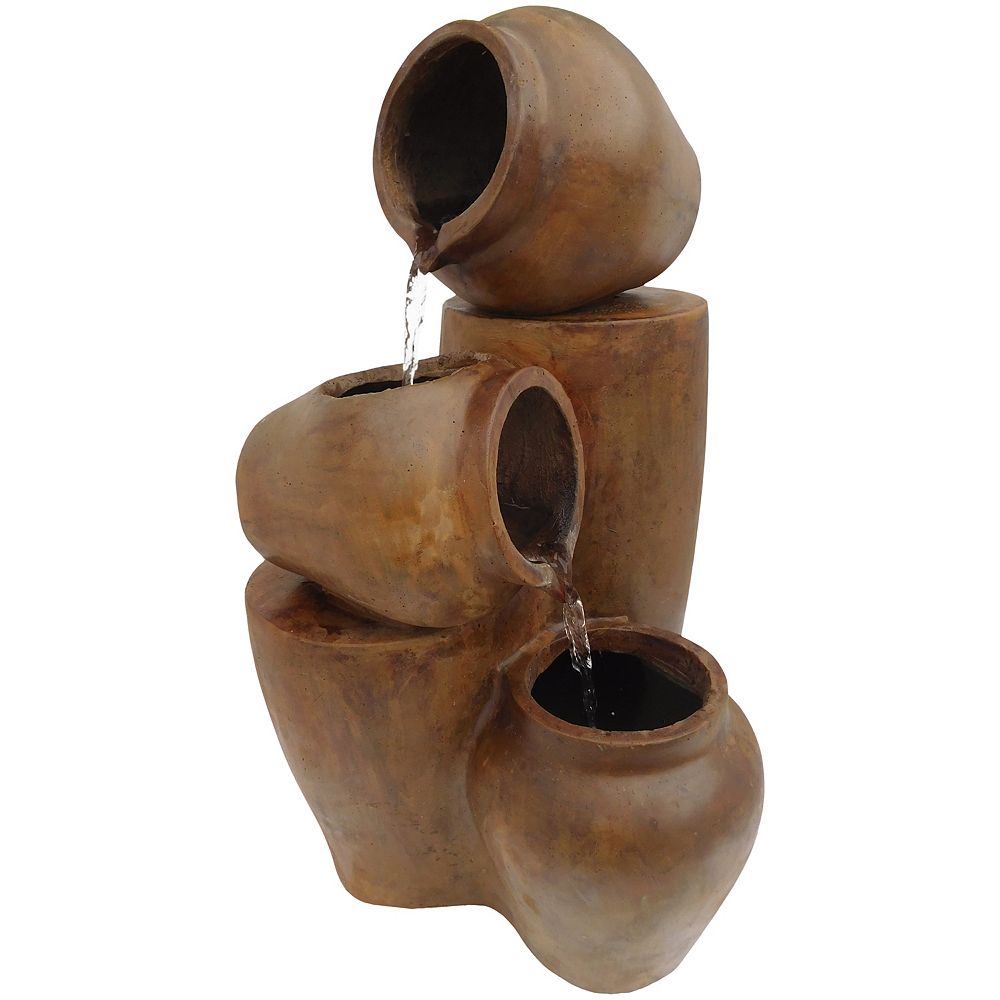 Angelo Décor Bodegas 29inch NuCrete Fountain with Energy Efficient Pump and 10 ft. cord The