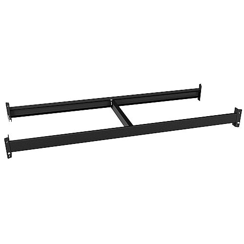 1000 Series Customizable Shelving 48-inch W x 4.25-inch H x 18-inch D Beam and Brace Kit in Black