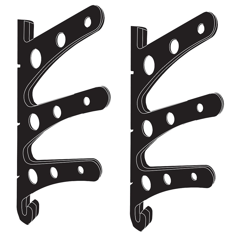Everbilt Heavy Duty WallMounted Sports Equipment Hanger, 2pc The Home Depot Canada
