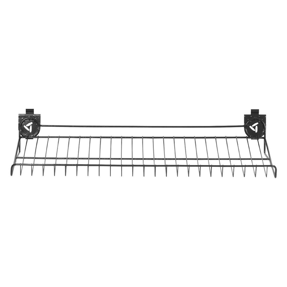 Gladiator 30 Inch W X 15 Inch D Ventilated Shoe Shelf For Geartrack Or Gearwall The Home Depot Canada