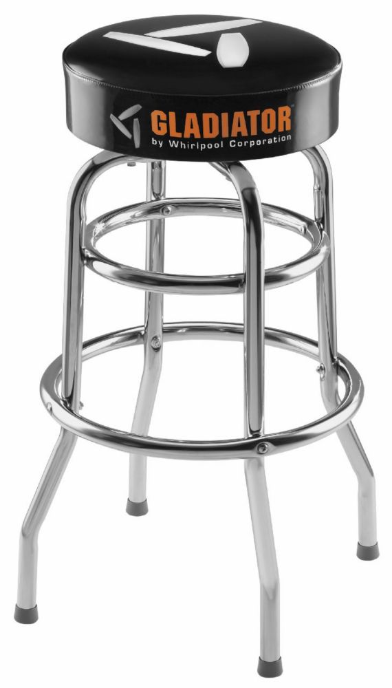 Gladiator Tabouret De Garage Pivotant Rembourr De 30 Po H X 15 Po W   P 1001124540 