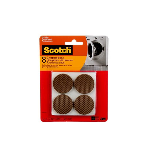 Gripping Pads, SP940-NA, brown, 1.5 inch (3.81 cm), 8 per pack