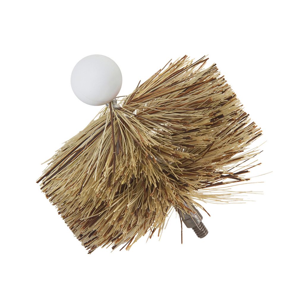 Imperial Chimeny Brushes 4inch Rigid Fibre Pellet Stove Brush with 1/4