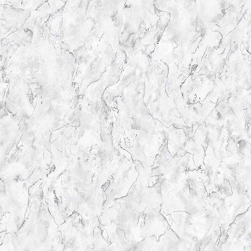 Marble White/Grey Removable Wallpaper Sample