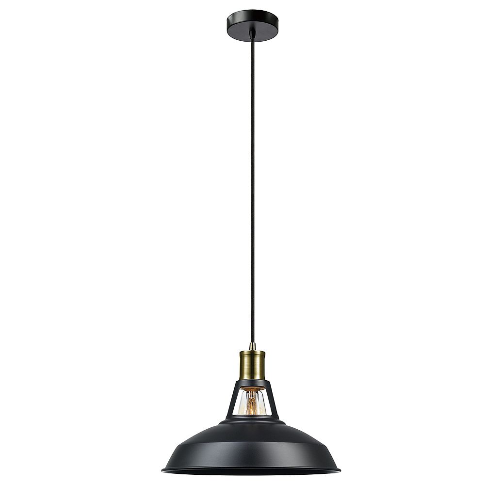Globe Electric Robin 1 Light Plug In Or Hardwire Pendant Fixture Satin Black The Home Depot Canada Globe Electric Robin 1 Light Plug In Or, Hanging Plug In Lamps Canada