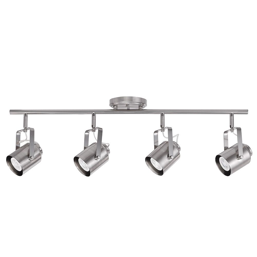 Globe Electric Westmore 4Light Track Lighting Fixture in Brushed