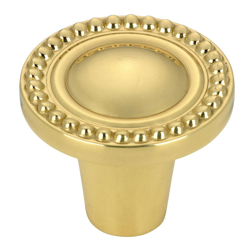 Richelieu 3132 In 25 Mm Brass Traditional Cabinet Knob The Home Depot Canada 8626