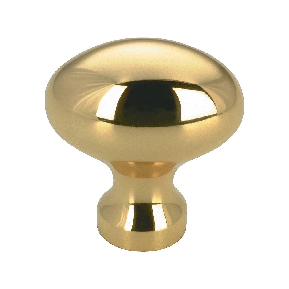 Richelieu 1 7/32 in (31 mm) x 3/4 in (20 mm) Brass Contemporary Cabinet ...