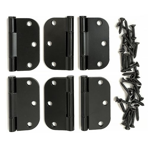 Black Door Hinges Door Hardware The Home Depot Canada