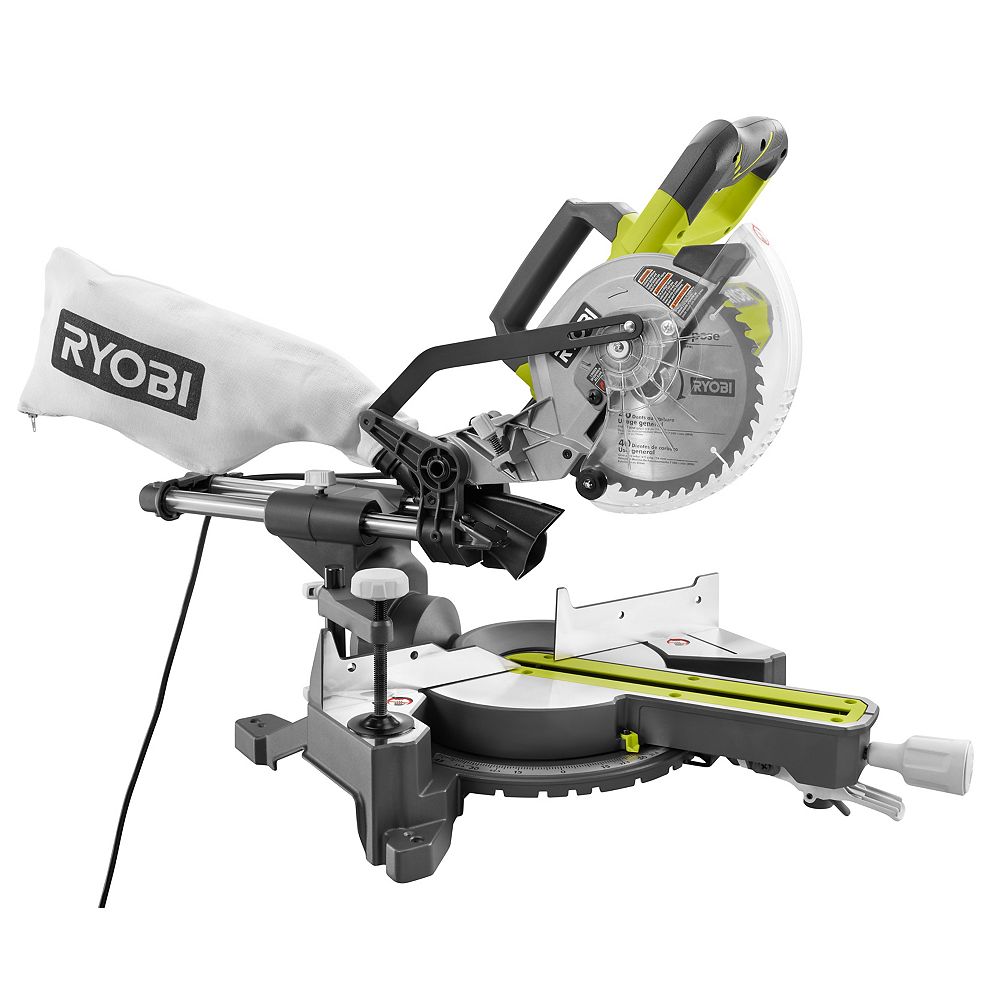 Ryobi 10 Amp 7 1 4 Inch Mitre Saw The Home Depot Canada