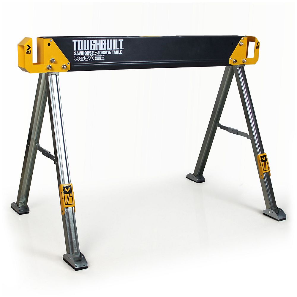 TOUGHBUILT C550 Sawhorse / Jobsite Table The Home Depot Canada