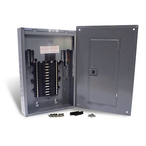 100 Amp Main Breaker Only Plug-on Neutral Loadcentre with 24 Spaces, 44 Circuits Maximum