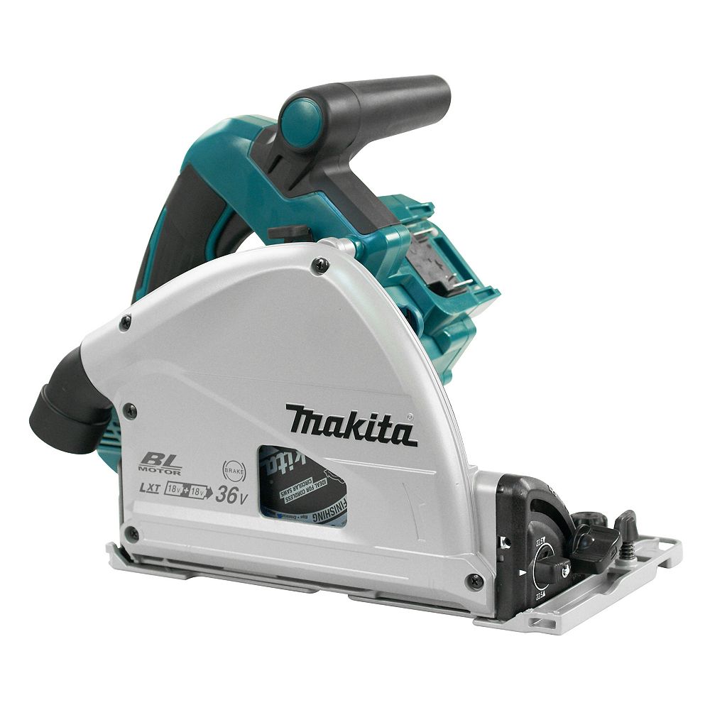 Makita Scie Circulaire Plongeante Sans Fil 6 1 2 Po Avec Moteur Sans Balai Outil Seuleme Home Depot Canada