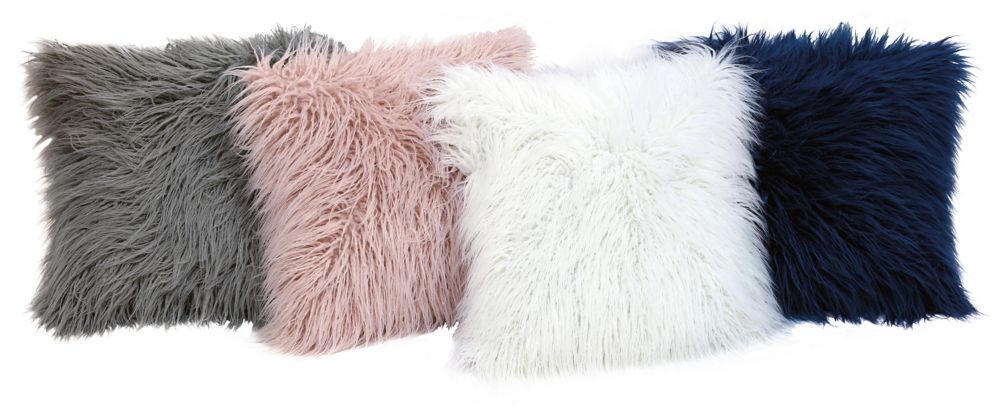 how to clean fur pillows