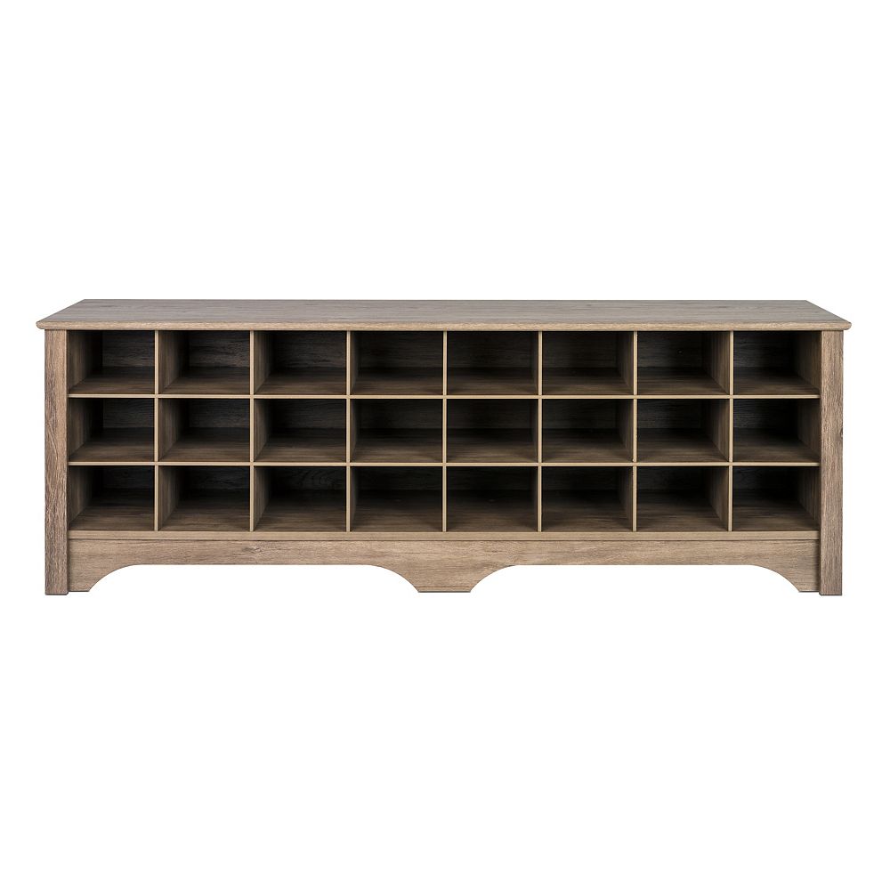 60 Inch Shoe Cubby Bench