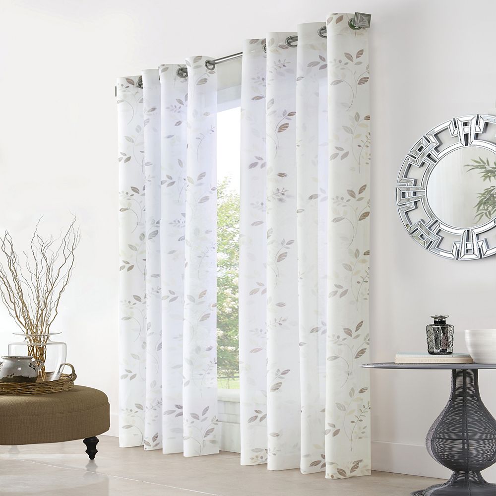 Home Decorators Collection Elgin Sheer Grommet Curtain Panel - 52" W x