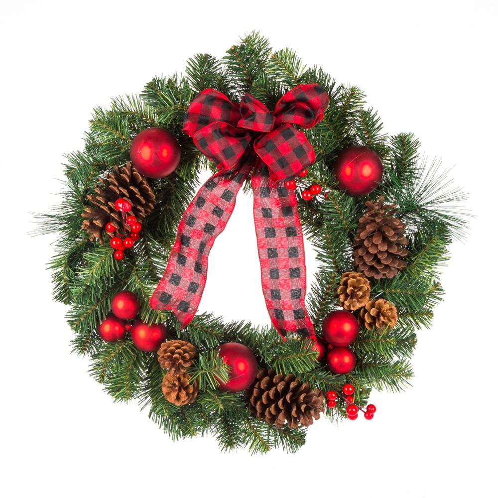 24 inch Red Christmas Wreath 24 inch Red Christmas Wreath