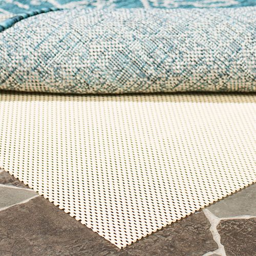 Safavieh Outdoor Cream 9 ft. x 12 ft. Non-Slip Surface Rug Pad