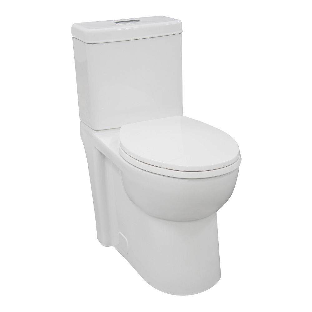 Glacier Bay 4 8 3l Dual Flush Concealed Trapway Toilet The Home Depot Canada