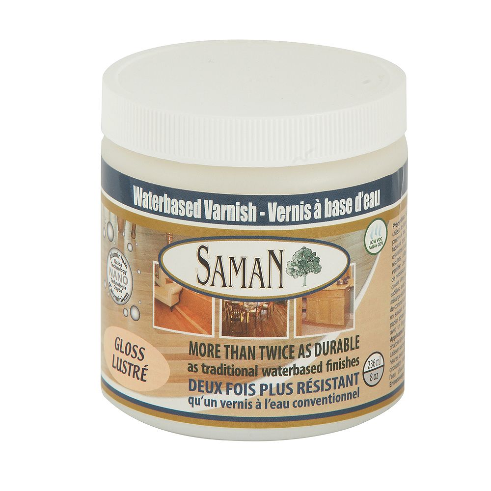 SamaN Water based Gloss varnish 236ml The Home Depot Canada