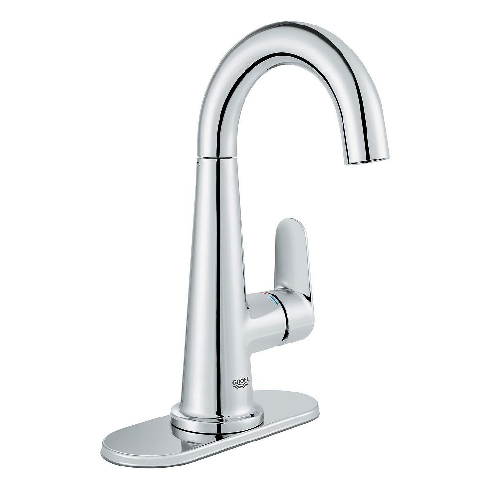 GROHE Veletto Single Handle Centerset Bathroom Faucet in StarLight